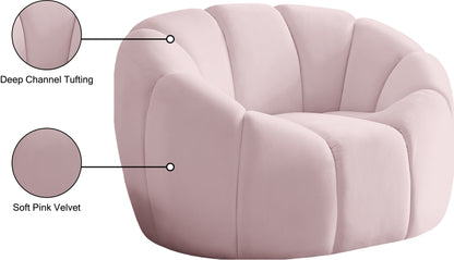 Marcello Pink Velvet Chair C