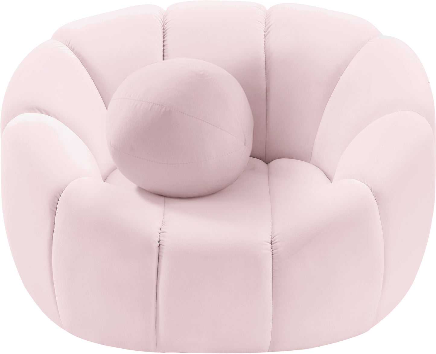 marcello pink velvet chair c