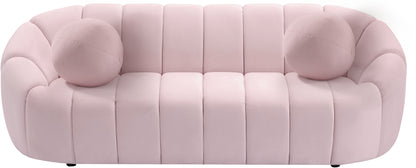 Marcello Pink Velvet Sofa S