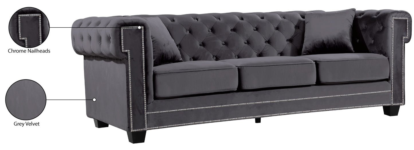 theo grey velvet sofa s