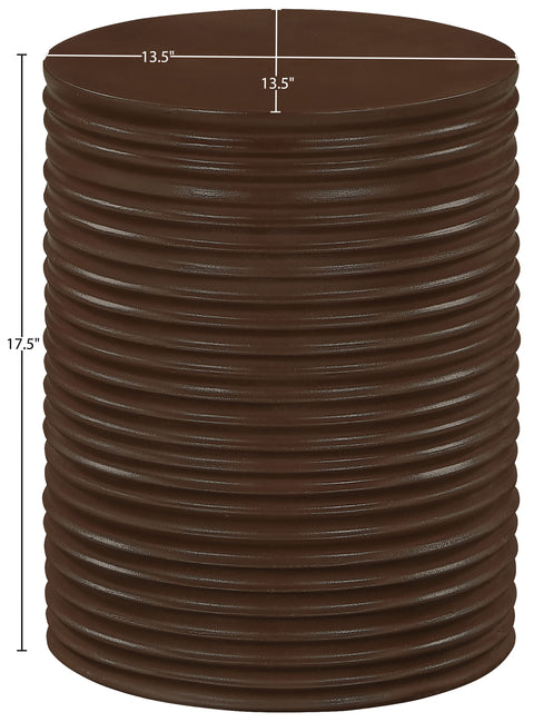 Monroe Brown Concrete Indoor/Outdoor End Table, 1 Piece