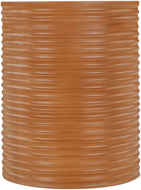 Monroe Terracotta Concrete Indoor/Outdoor End Table, 1 Piece