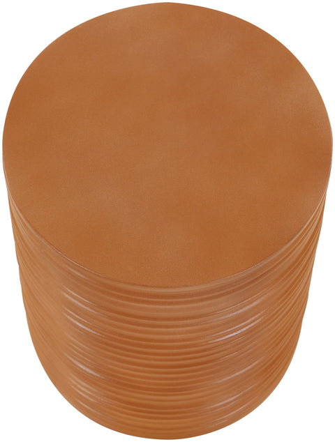 Monroe Terracotta Concrete Indoor/Outdoor End Table, 1 Piece
