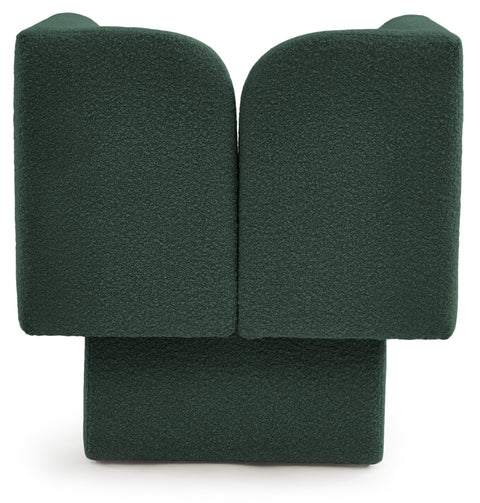 Arden Green Boucle Fabric Upholstered Chair, 1 Piece