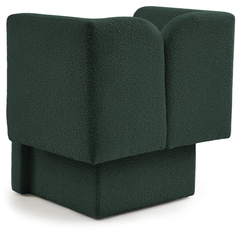Arden Green Boucle Fabric Upholstered Chair, 1 Piece