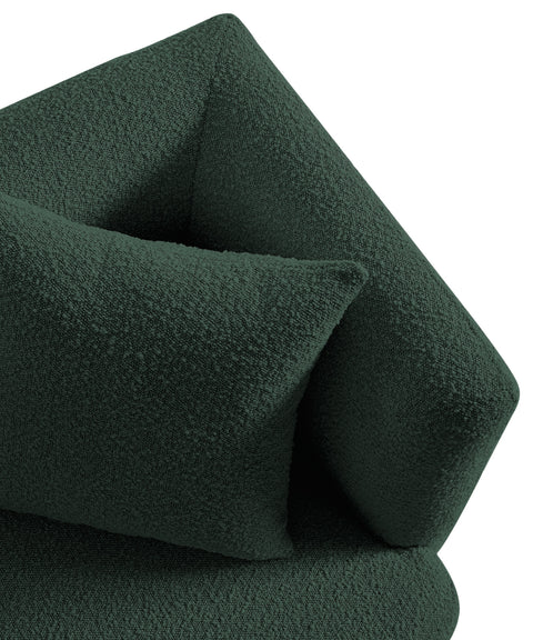 Arden Green Boucle Fabric Upholstered Chair, 1 Piece