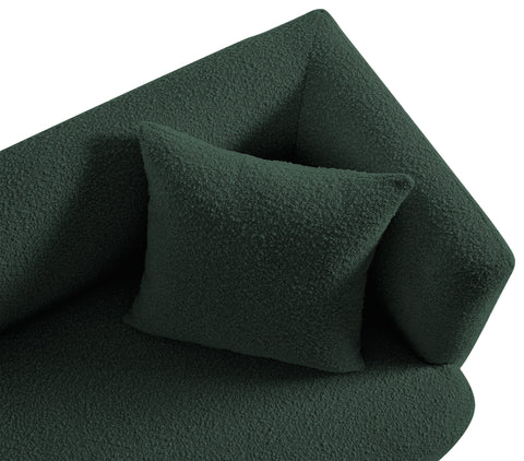 Arden 68" Green Boucle Fabric Upholstered Loveseat, 1 Piece