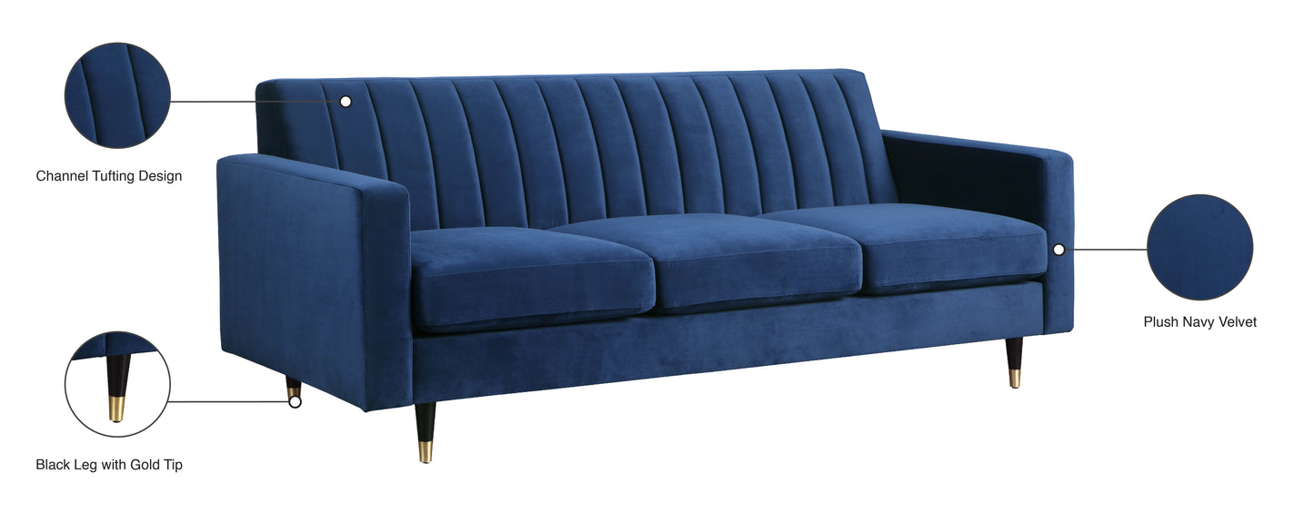 brandy navy velvet sofa s