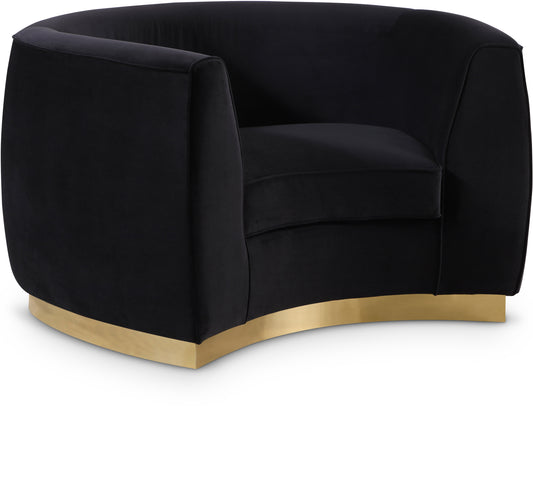 Woodloch Black Velvet Chair