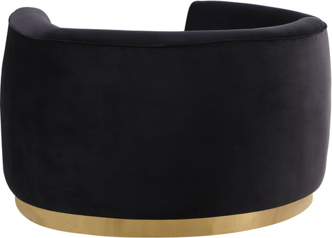 Woodloch Black Velvet Chair