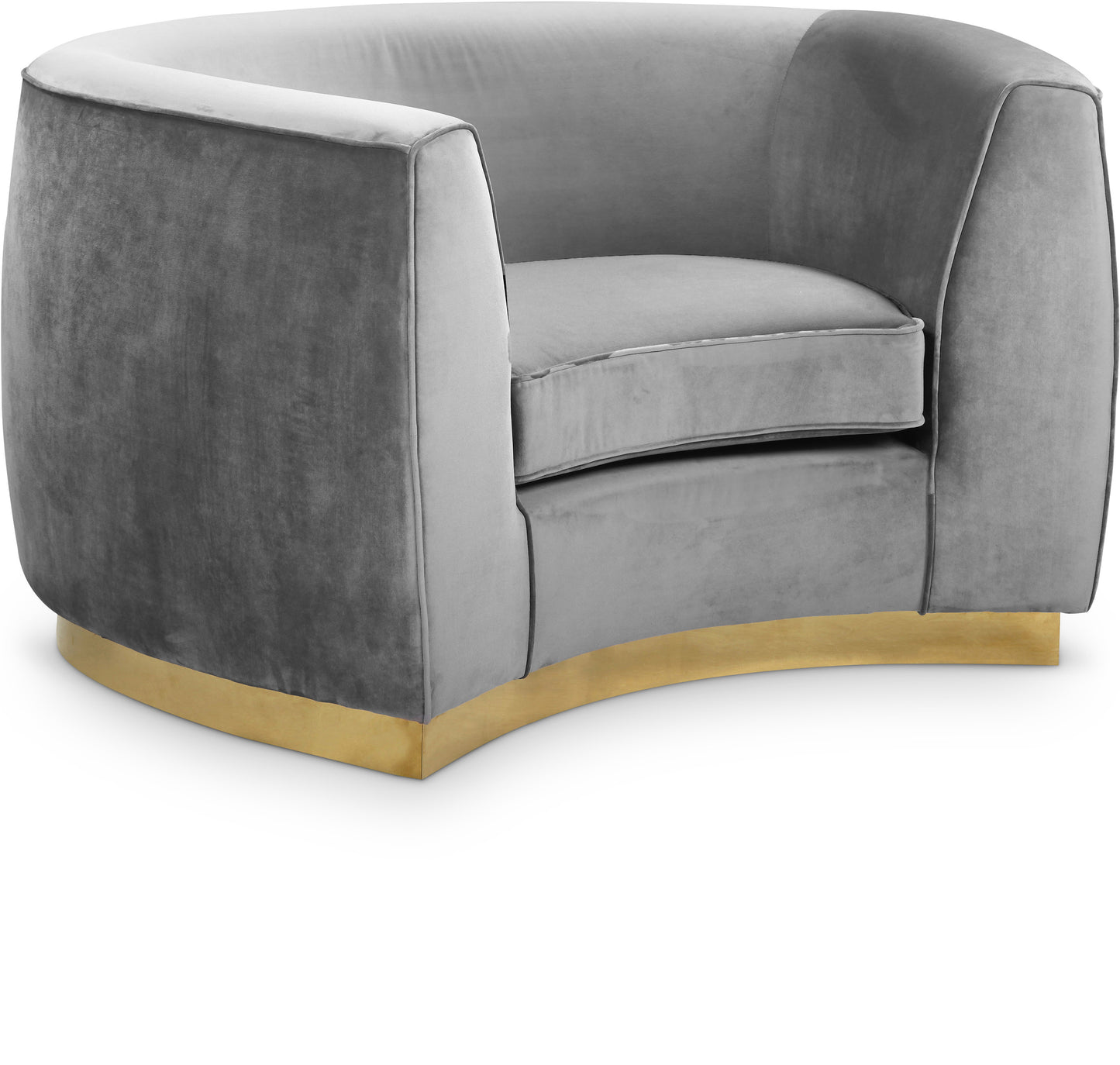 woodloch grey velvet chair