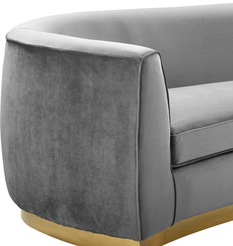 Woodloch Grey Velvet Chair