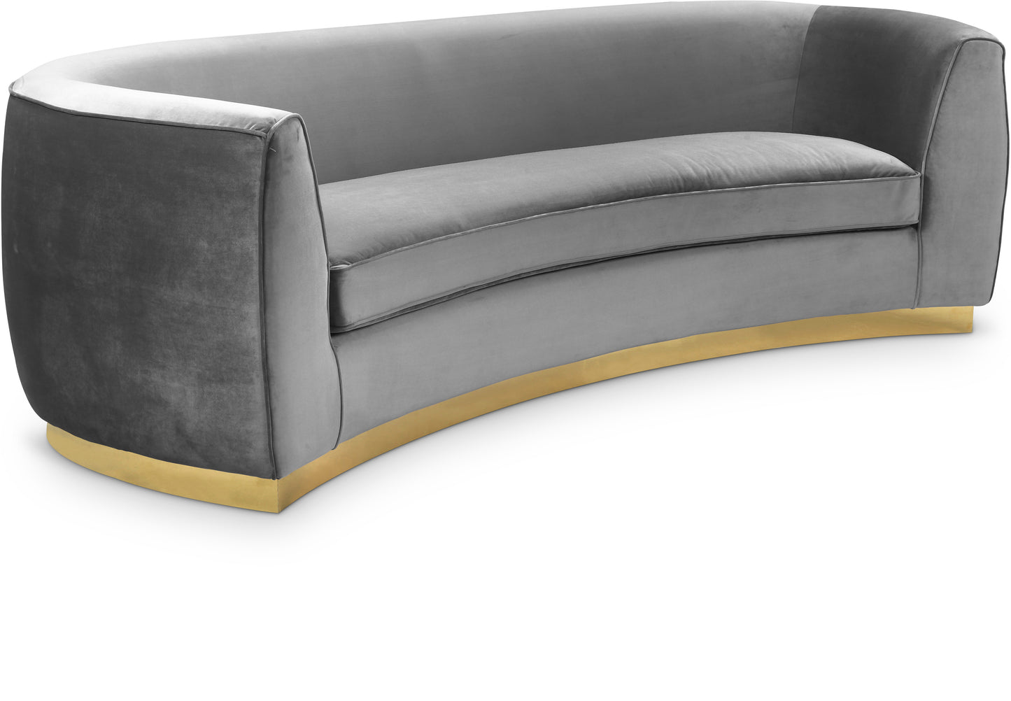 woodloch grey velvet sofa