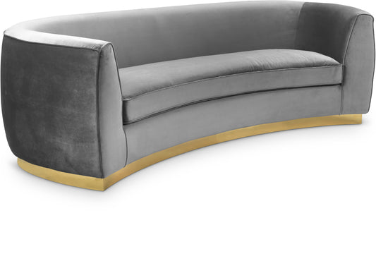 Woodloch Grey Velvet Sofa