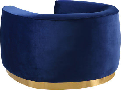 Woodloch Navy Velvet Chair