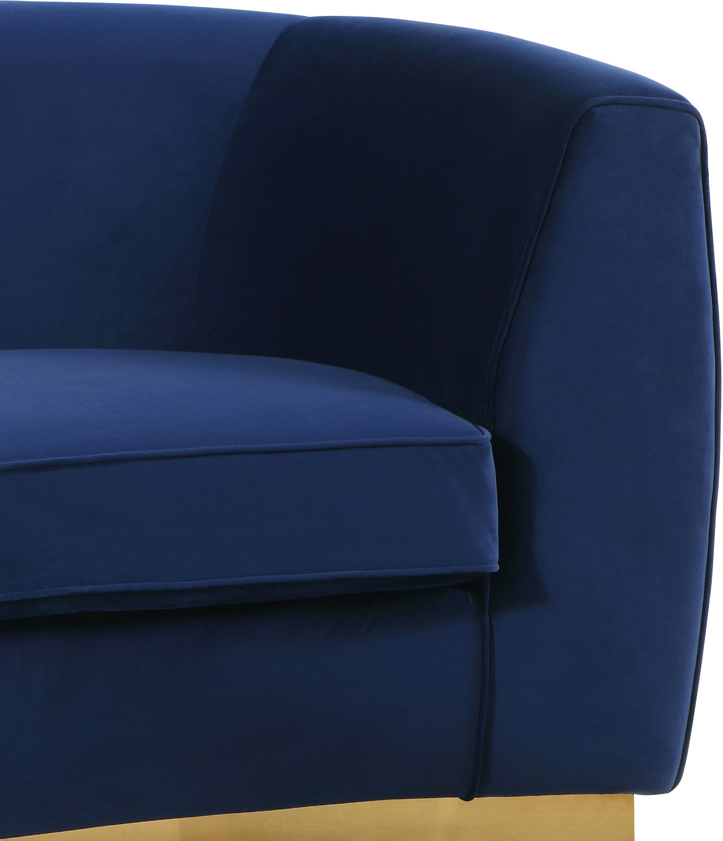 allure navy velvet chair c