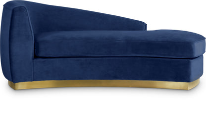 Woodloch Navy Velvet Chaise