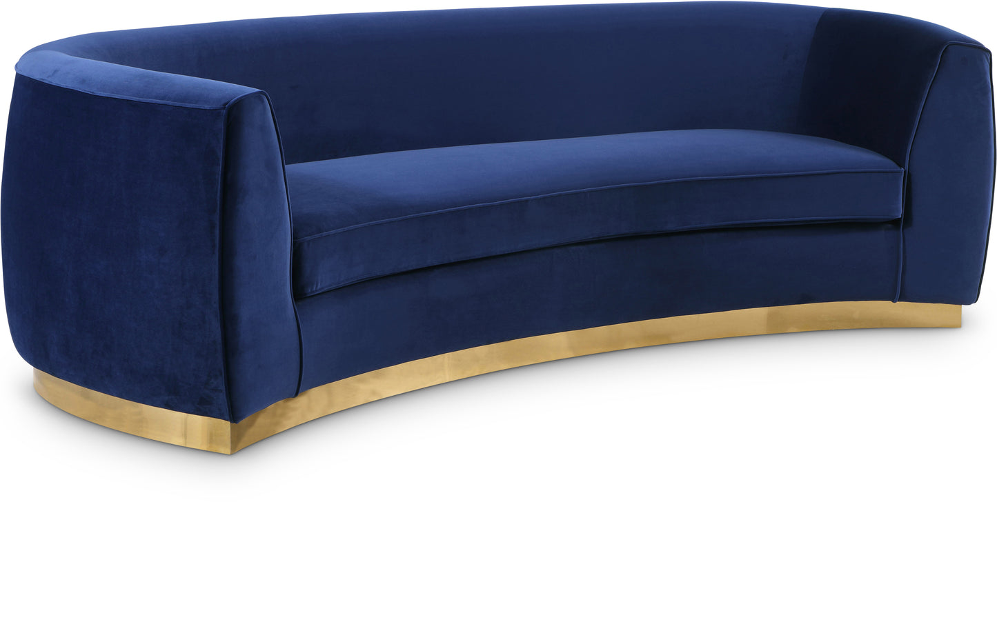 woodloch navy velvet sofa