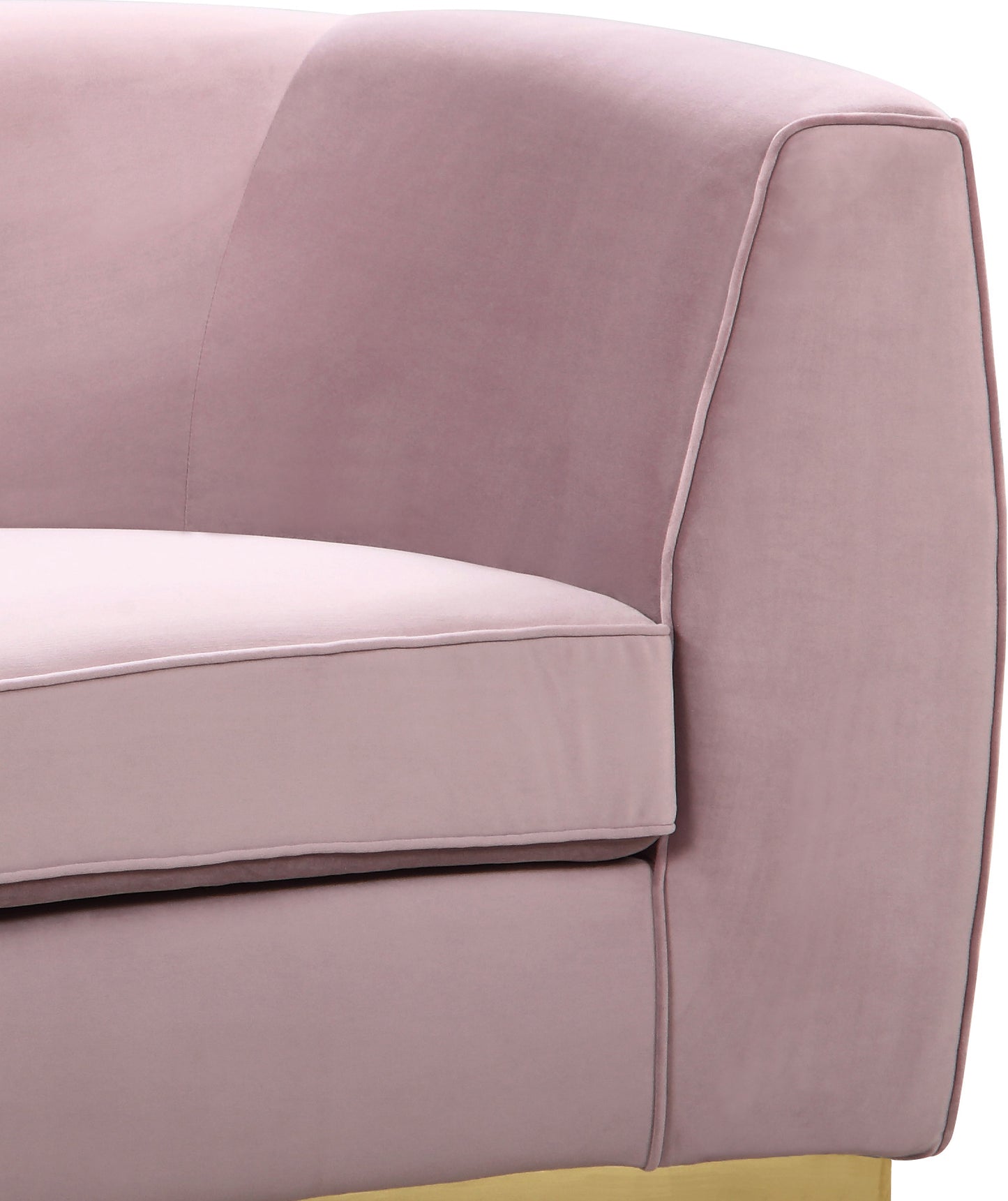 allure pink velvet chair c