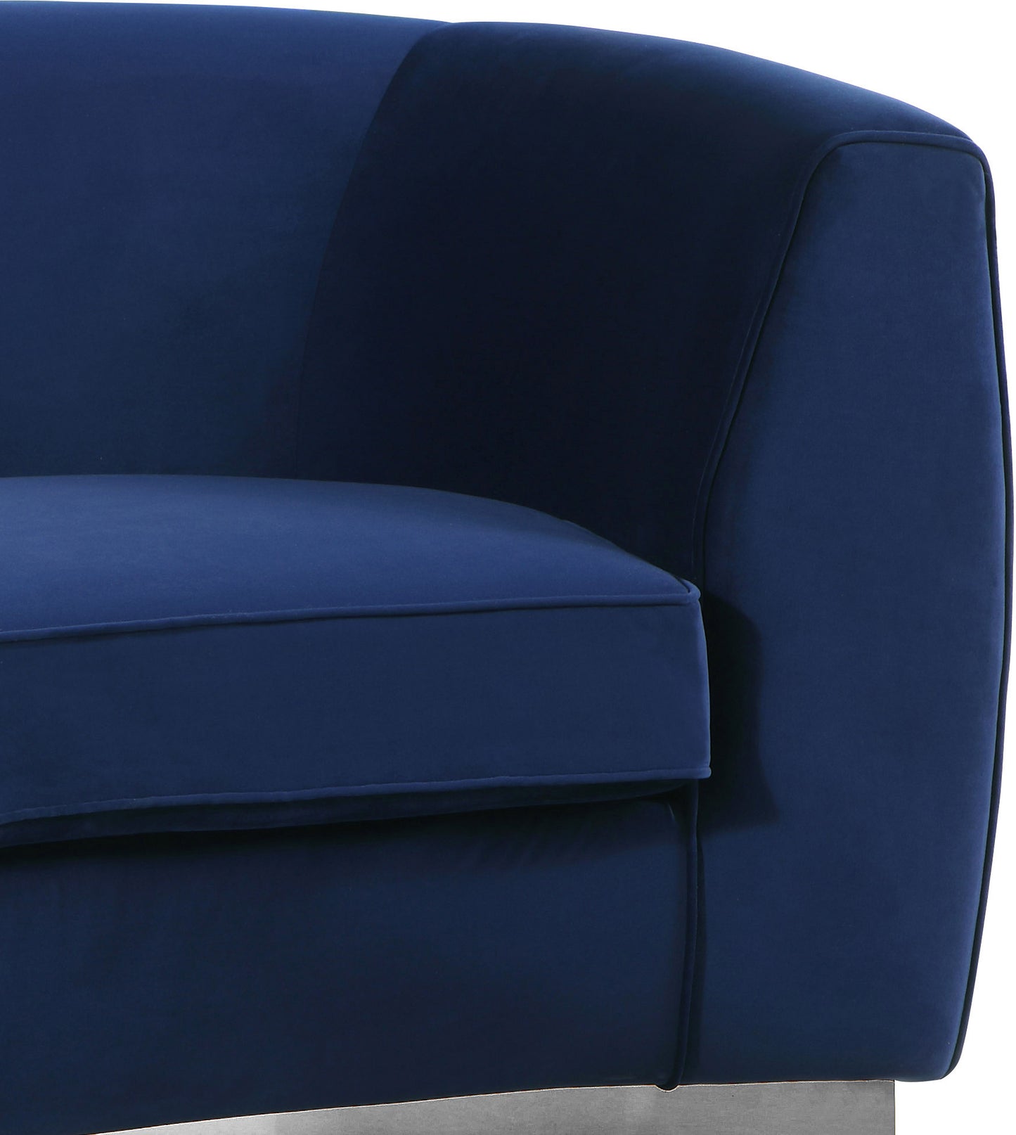 allure navy velvet chair c