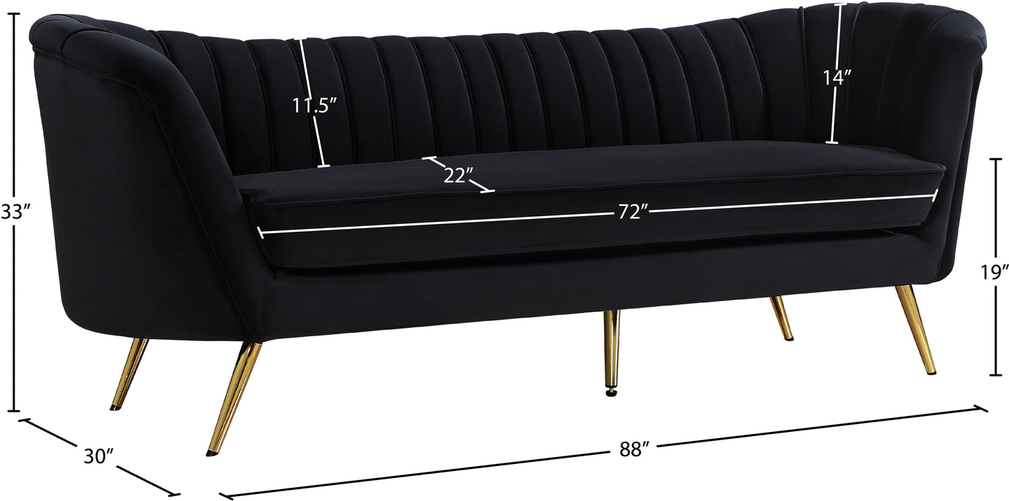 lily black velvet sofa s