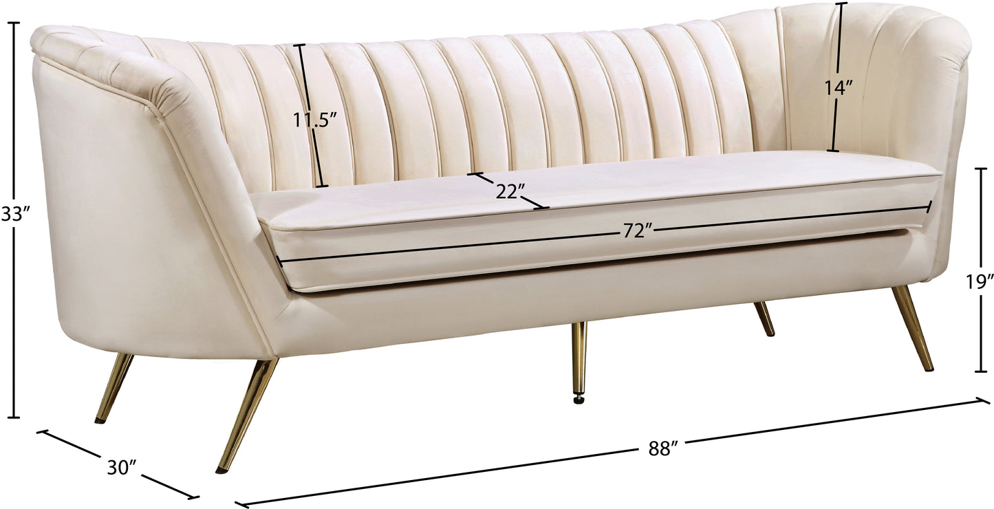 lily cream velvet sofa s