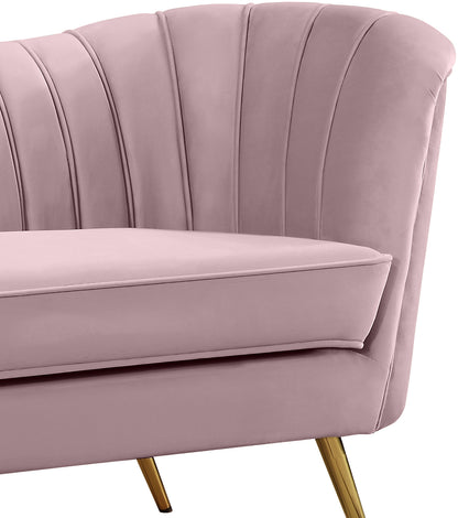 Lily Pink Velvet Sofa S