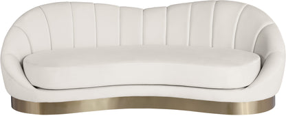 Kendra Cream Velvet Sofa S