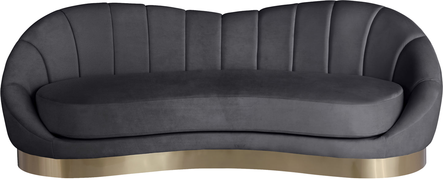 kendra grey velvet sofa s