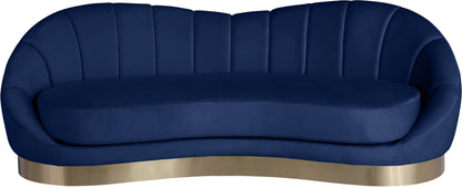 Kendra Navy Velvet Sofa S