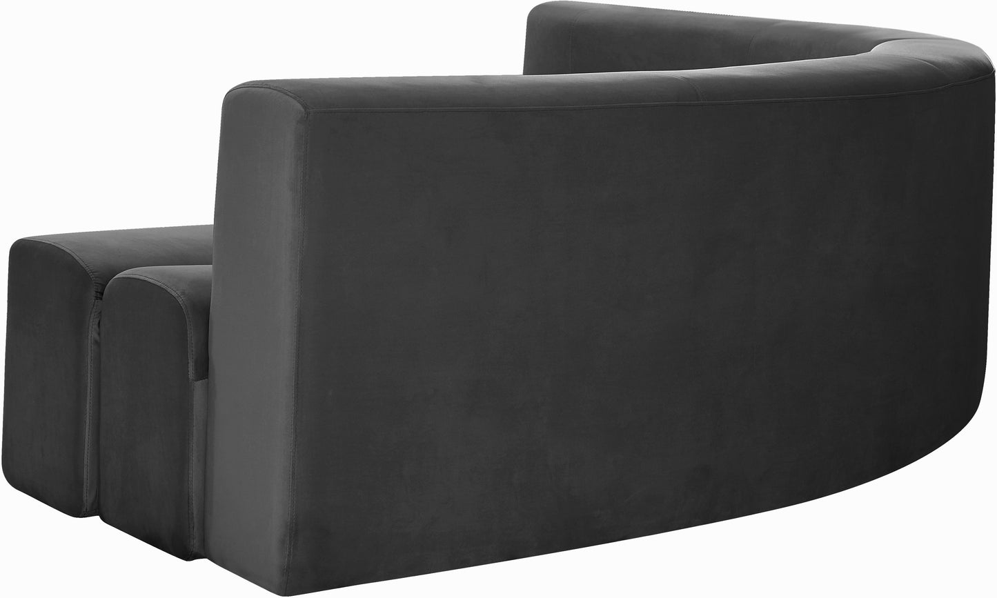 vera grey velvet 2pc. sectional sectional