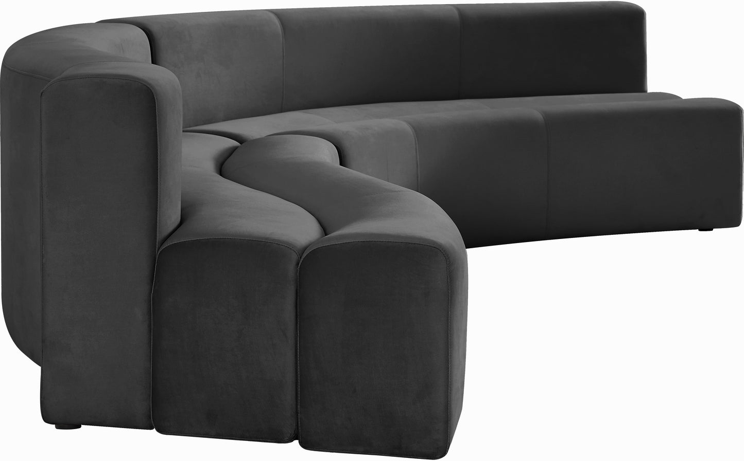 vera grey velvet 2pc. sectional sectional