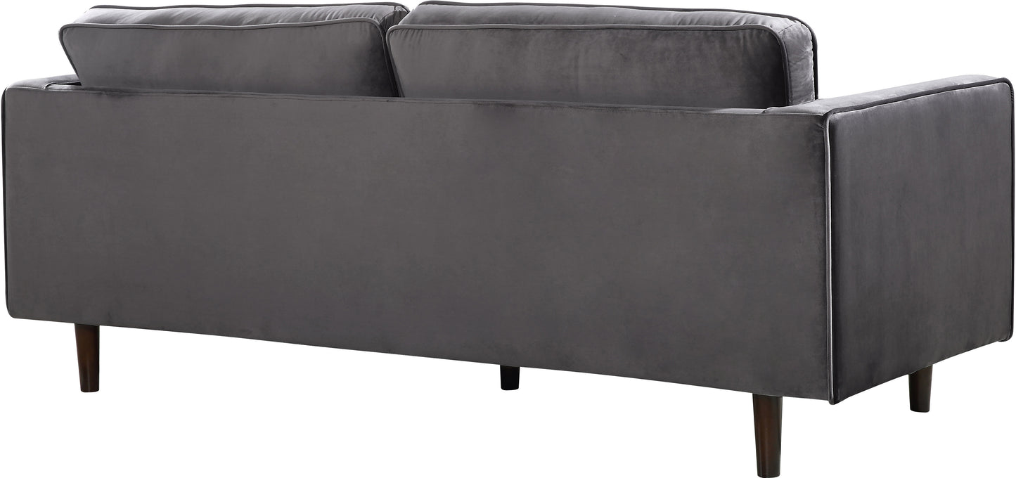 camden grey velvet sofa s