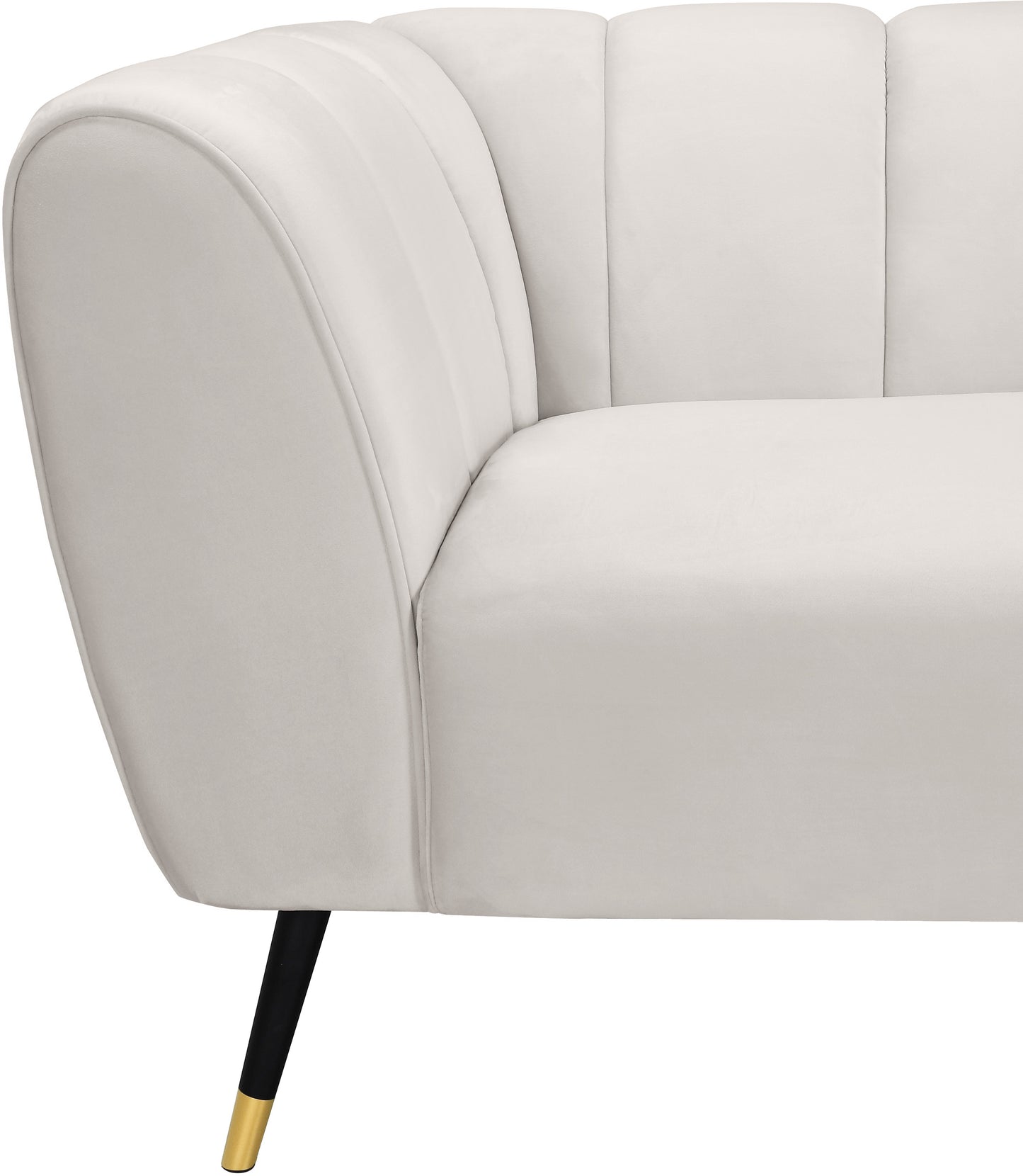 swoon cream velvet chair c