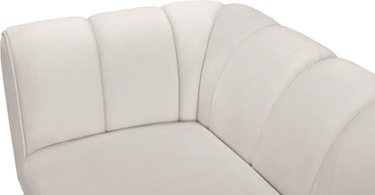 Swoon Cream Velvet Loveseat L