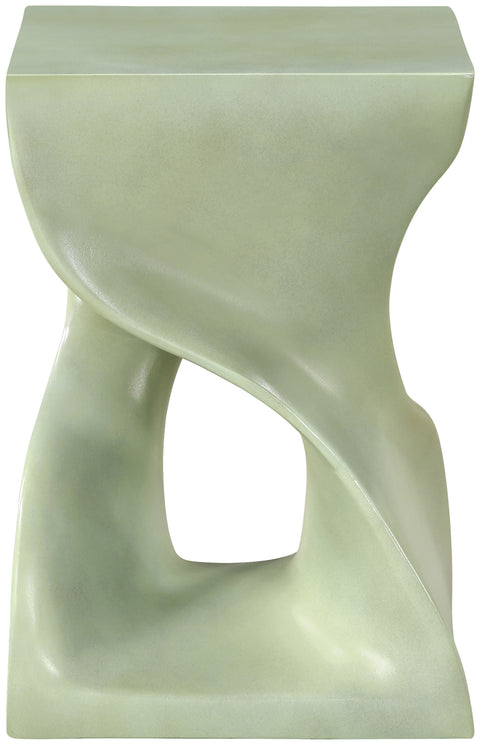 Darcy Green Concrete Indoor/Outdoor End Table, 1 Piece