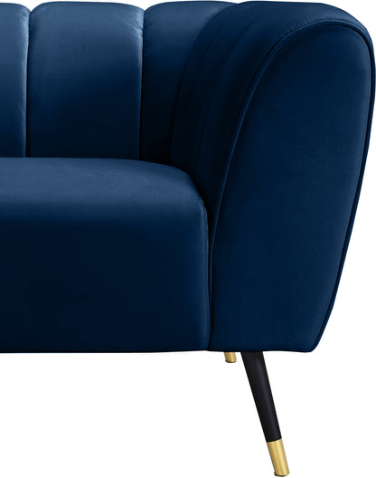 Swoon Navy Velvet Chair C