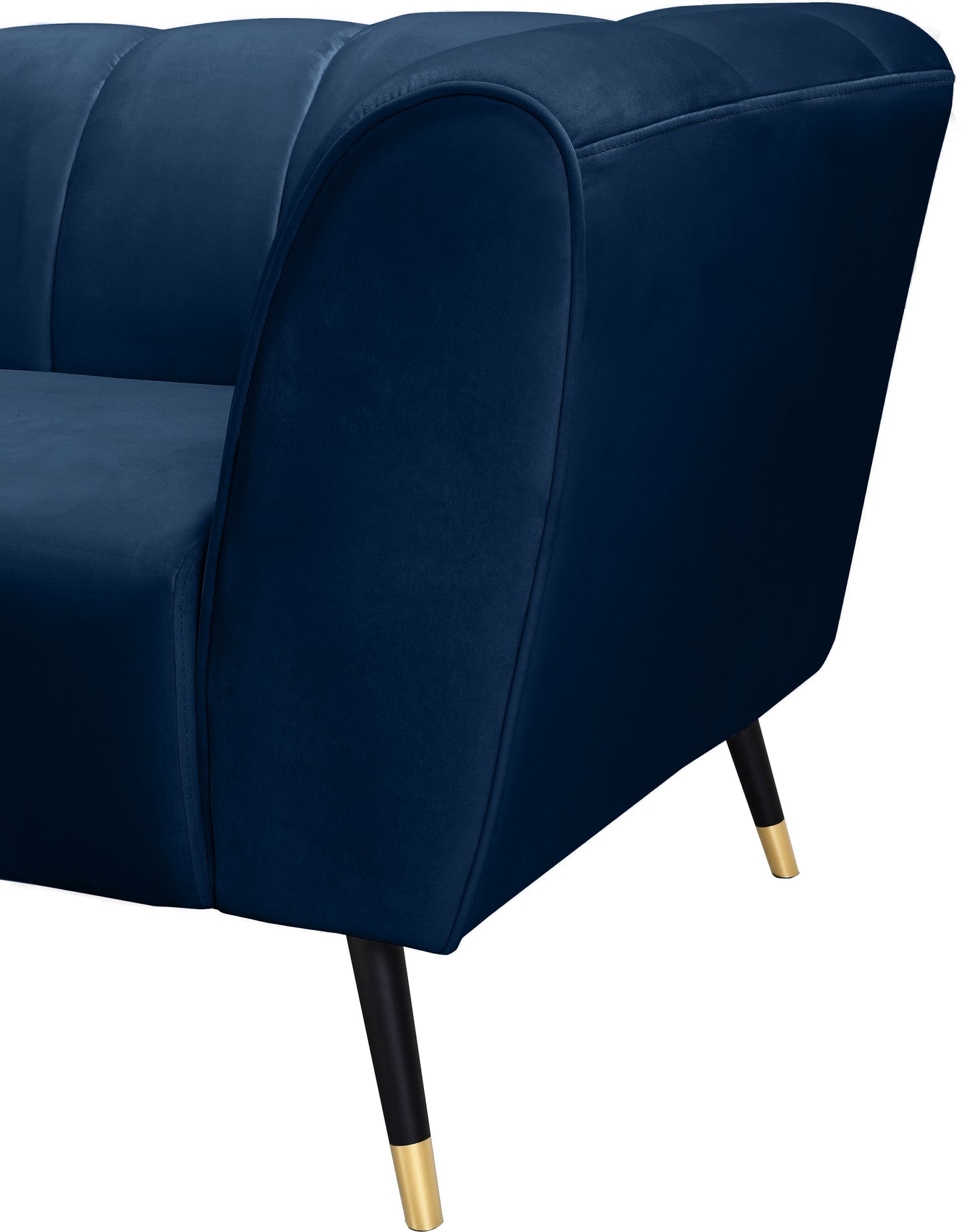 swoon navy velvet chair c