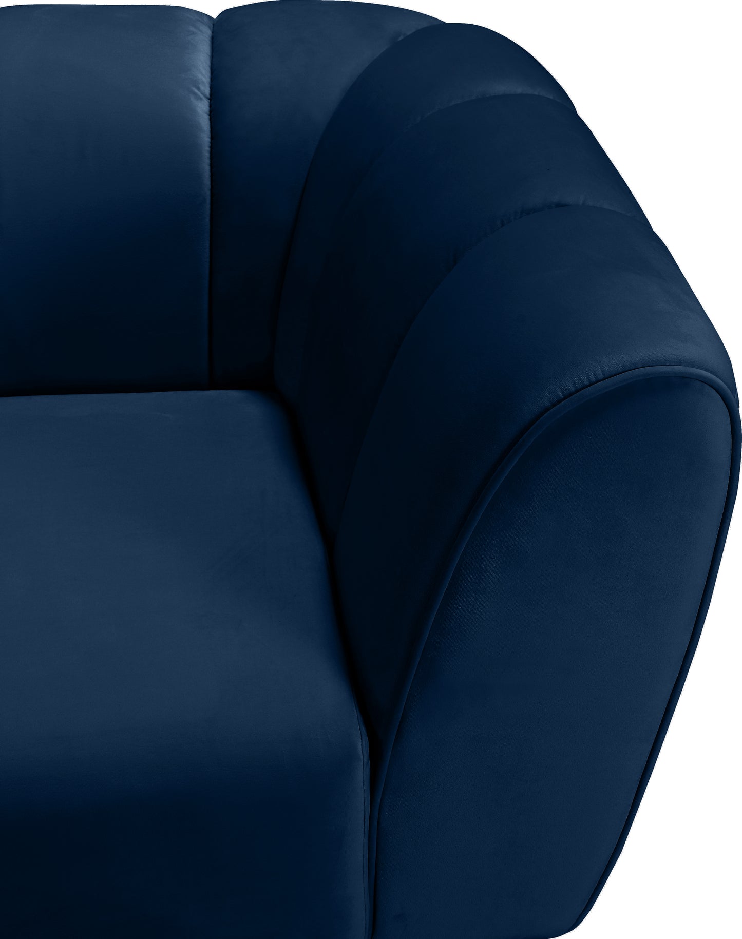 swoon navy velvet chair c