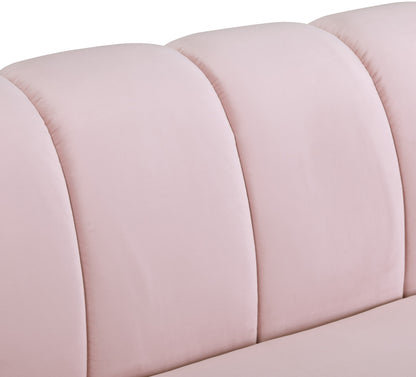 Swoon Pink Velvet Chair C