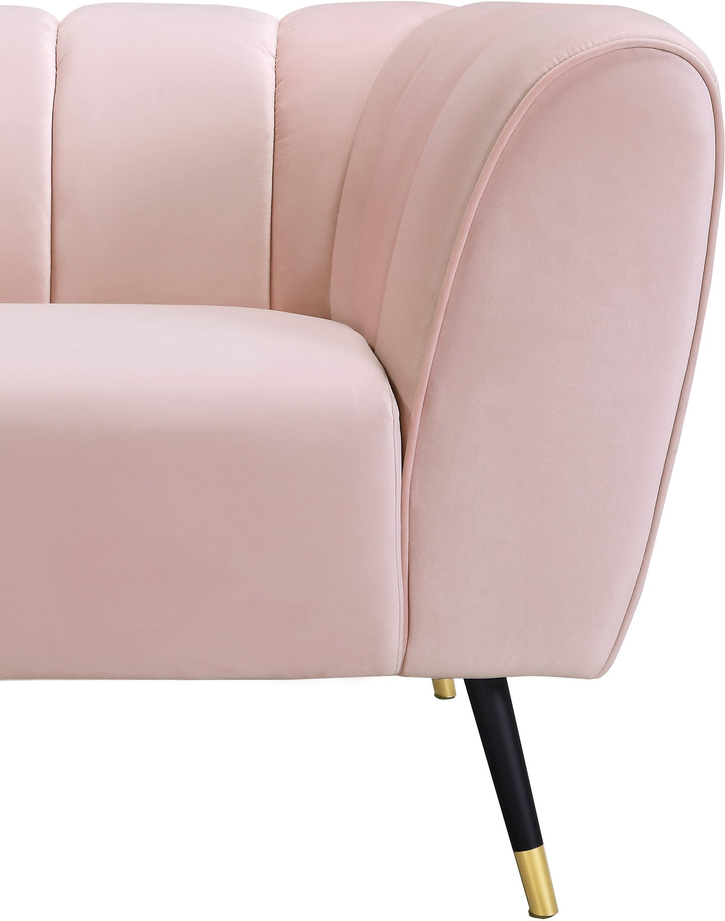 swoon pink velvet chair c