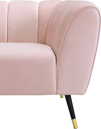 Swoon Pink Velvet Chair C