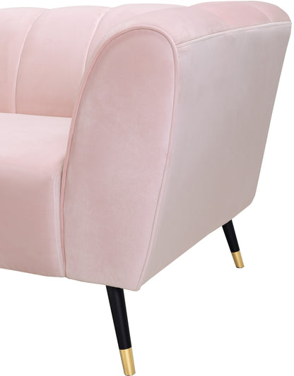 Swoon Pink Velvet Chair C