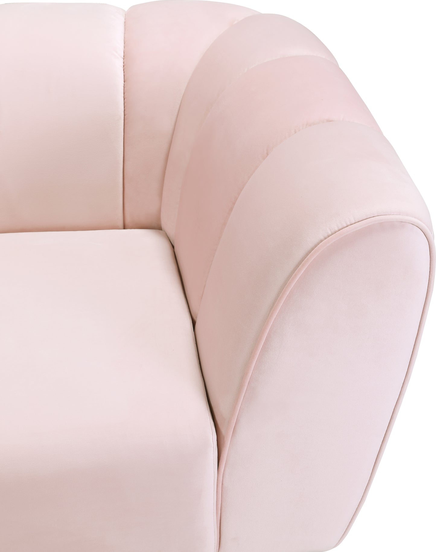 swoon pink velvet chair c