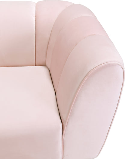 Swoon Pink Velvet Chair C