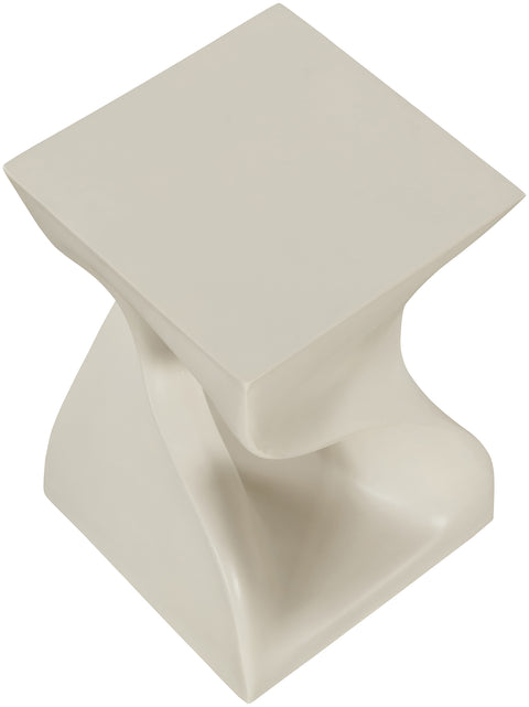 Darcy Taupe Concrete Indoor/Outdoor End Table, 1 Piece