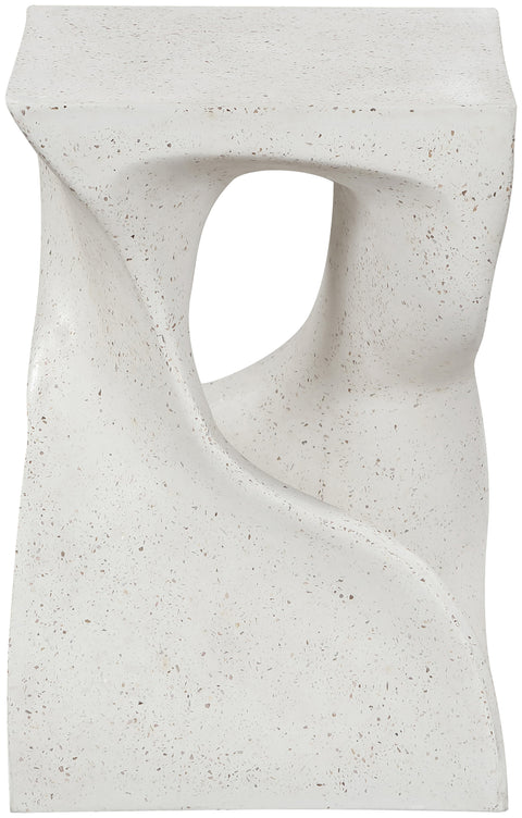 Darcy Terrazzo Concrete Indoor/Outdoor End Table, 1 Piece