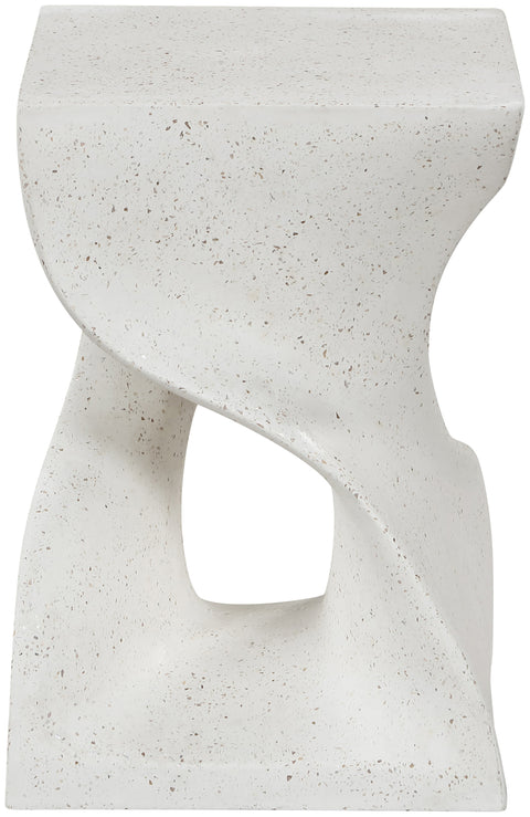 Darcy Terrazzo Concrete Indoor/Outdoor End Table, 1 Piece