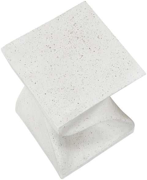 Darcy Terrazzo Concrete Indoor/Outdoor End Table, 1 Piece