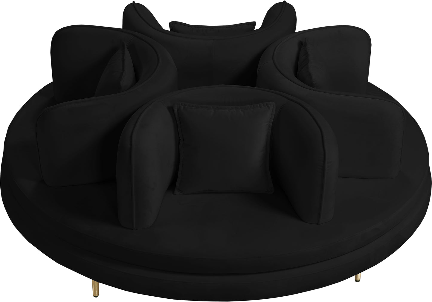 round sofa settee